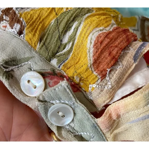 SACRED THREADS Patchwork Boho Gypsy Joggers Pants - Picture 7 of 8